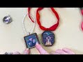 How to Make Locket Christmas Tree Ornaments