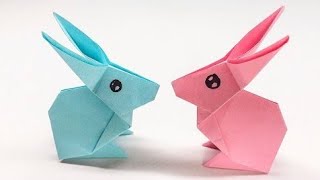 How to fold a rabbit paper image. Origami
