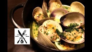 【魚介類】ホンビノス貝の白ワイン蒸し White wine Steamed  Honbinosu shellfish