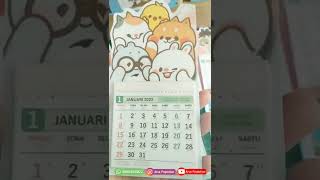 Kalender Mini Magnet 2023 | Kalender Custom 2023 | Kalender Mini