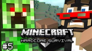 Minecraft: Hardcore Survival Let's Play Ep. 5 - INTO THE NETHER