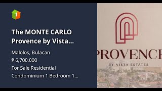 The MONTE CARLO Provence by Vista Estates