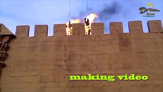 Sye raa Real Man Fire Making || Megaster Stunts || Syeraa Making Video || Chiranjeevi || Ramcharan