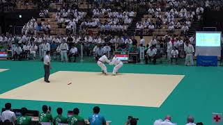 2018IH 柔道男子 81kg級 準々決勝 板東 木更津総合（千葉県） 対 國武  国学院栃木（栃木県）