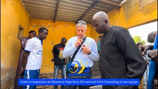 🔵VISITE ET INSPECTION DE L’EQUIPE DE FAO CONSULTING POUR LE GRAND PROJET DE DESSALEMENT À NDIAGNE