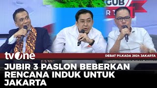 Ditanya Rencana Induk Terkait Segudang PR di Jakarta, Ini Tanggapan Para Jubir | Debat Pilkada tvOne