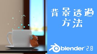 【Blenderミニ解説】背景透過の方法