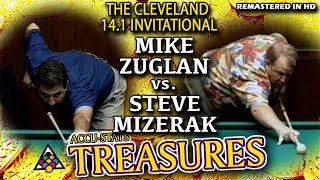 14.1 Straight Pool: MIKE ZUGLAN VS STEVE MIZERAK | 1993 CLEVELAND INVITATIONAL