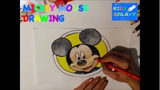 How To Draw Mickey Mouse | Disney Drawing Step By Step
