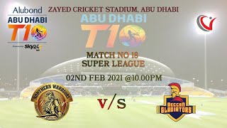 Live Cricket : ABUDHABI T10 LEAGUE  2021 -  NW VS DG -  Match  No 18 -  @Abudhabi - Cric Live