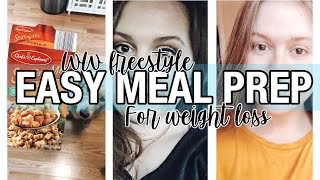 EASY WW FREESTYLE MEAL PREP WITH ME || PANTRY CHALLENGE || Meal Prep Monday