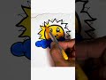 How to colouring in sun step-by-step drawing tutorial