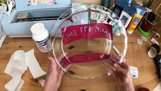 How to Easily Etch Glass with Armour Etch and Your Cricut!