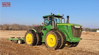 JOHN DEERE 9420R Tractor & 915 V-Ripper