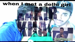 Reaction on Zakir Khan - When I meet a Delhi Girl - AIB Diwas | indian reactions