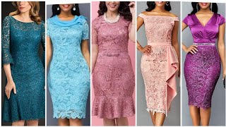 new upcoming fashion and style mother of the bride lace bodycon dresses 2020-2021