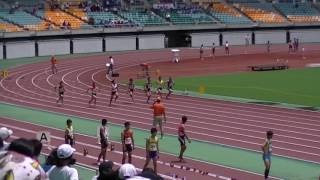 2017静岡中学選抜 女子100ｍ予選2組