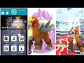 Fire Fang/Fire Blast 🔥 Shadow Entei Duo With Party Power (Cloudy) #pokemongo #duo #viral #entei