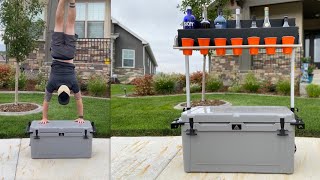 Cooler With Built In Party Bar