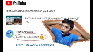 Level 1-100 trick shots Bloopers|| Thanking That's Amazing & my friends|| Level 1-100 Matricks