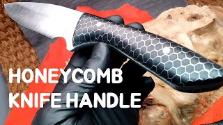 HOW TO MAKE HONEYCOMB KNIFE HANDLE