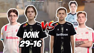 donk (29-16) rt:1.94 w/Magnojez vs sh1ro/alpha/nafany (dust2) l EU FACEIT RANKED #cs2 #pov