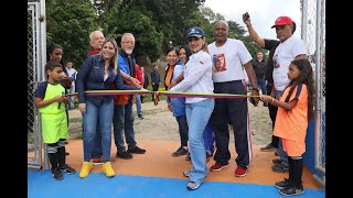 TSJ participaron en la inauguración de la cancha de fútbol Jhonathan Parra en el 23 de Enero