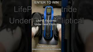 Win the LifePro FlexStride Under Desk Elliptical Pedal Exerciser