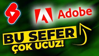 BU SEFER BİZE DAHA UCUZ 🔥🔥 #shorts #adobe