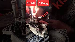 Zündapp KS 50 6 Gang einsetzen TEST #2stroke #biker