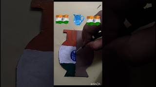 Flower pot🏺India and Germany Flag #Viral #shorts