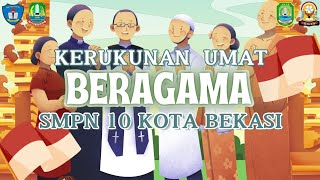 Lomba Lagu Kerukunan Umat Beragama (Pupuh Asmarandana) SMPN 10 Bekasi. FKUB Kota Bekasi Tahun 2024