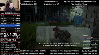 An Almost World Record for TLOU 2 Ellie% Grounded Permadeath Speedrun