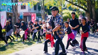 pak abing dan seniman muda tulungagung || sarasehan dan workshop dalam event NYANTRIK