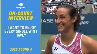 Caroline Garcia On-Court Interview | 2022 US Open Round of 4