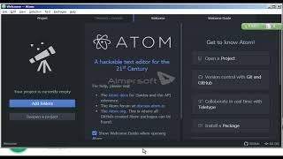 how to solve issue of Installation has failed of atom in windows 7 32 bit | alterna pengganti vscode