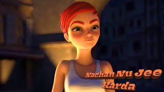 Nachan nu jee Karda cartoon  video song
