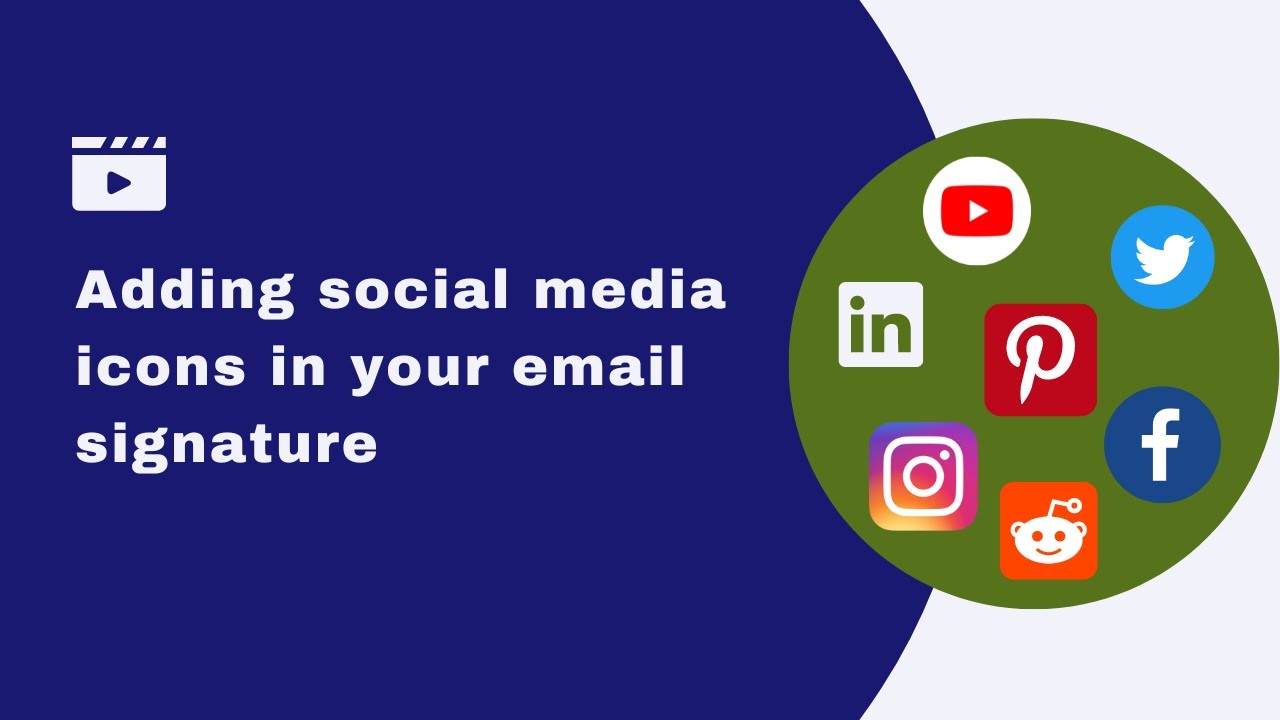 How To Add Social Media Icons In Your Html Email Signature Youtube
