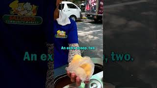 Mango Ice Cream Bun in Manila, Philippines 🇵🇭
