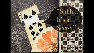 “Shhh… It’s a SECRET!!! A Hidden Writing Spot Inside a Playing Card