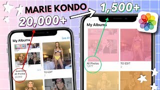 MARIE KONDO YOUR IPHONE CAMERA ROLL! (7 easy steps)