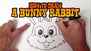 How to Draw a Bunny Rabbit - Step by Step Video