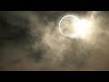 annular solar eclipse　 　20120521 in tokyo 金環日食