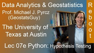 07e Python Data Analytics: Hypothesis Testing Interactive