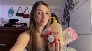 ASMR// Tapping on my Holy Grail Products! (Whispered ramble)