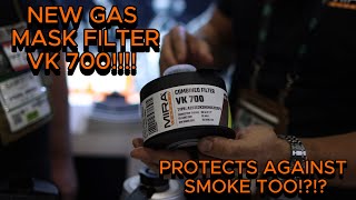 Mira Safety Gas Mask Filter Break Down, Fire protection, and New Filter VK 700