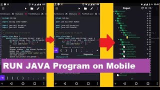 RUN JAVA Program on Android Mobile Phone...Right Now