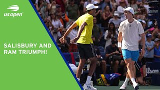 Championship Point | Joe Salisbury & Rajeev Ram Win The Men's Doubles Title | 2021 US Open