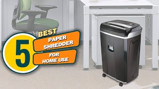 Top 5 Best Paper Shredders for Home Use [Review] - High-Security Paper Shredder for Home Use [2023]