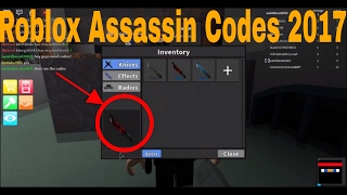Assassin roblox codes 2017 list